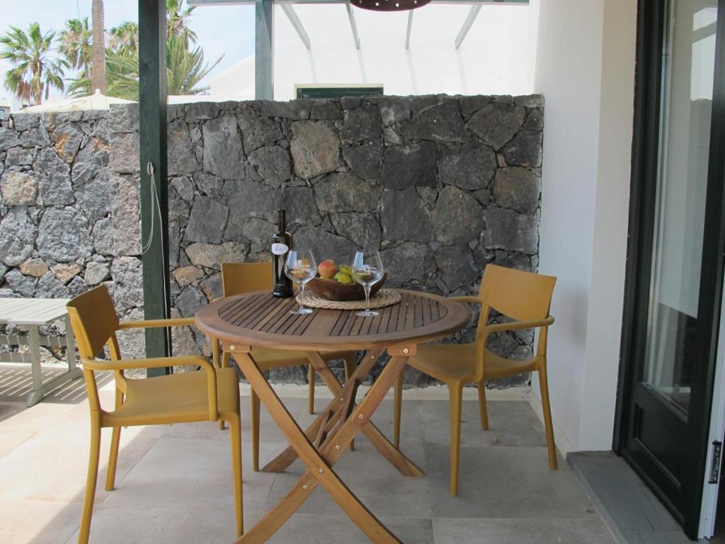 Bungalow Goa Pool View, Playa Roca Residence Sea Front Access - Free Ac - Wifi 코스타 테기세 외부 사진